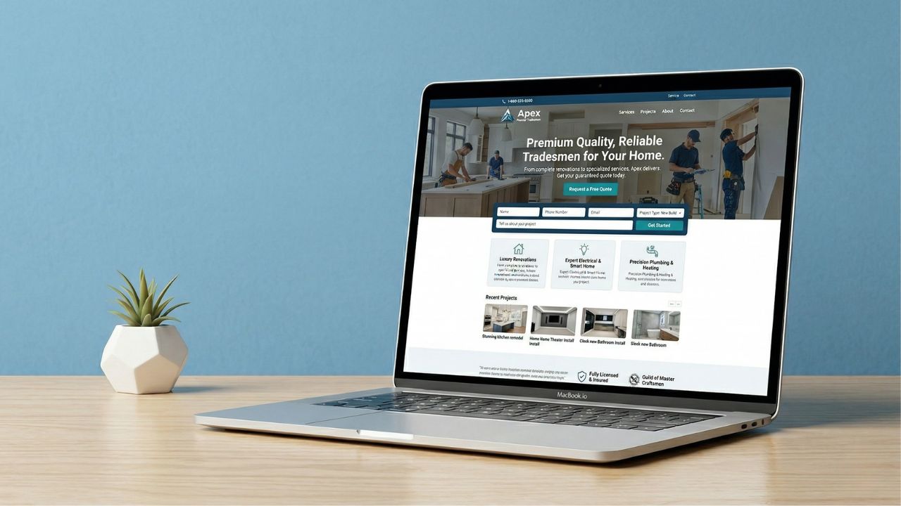 Website mockup and costing